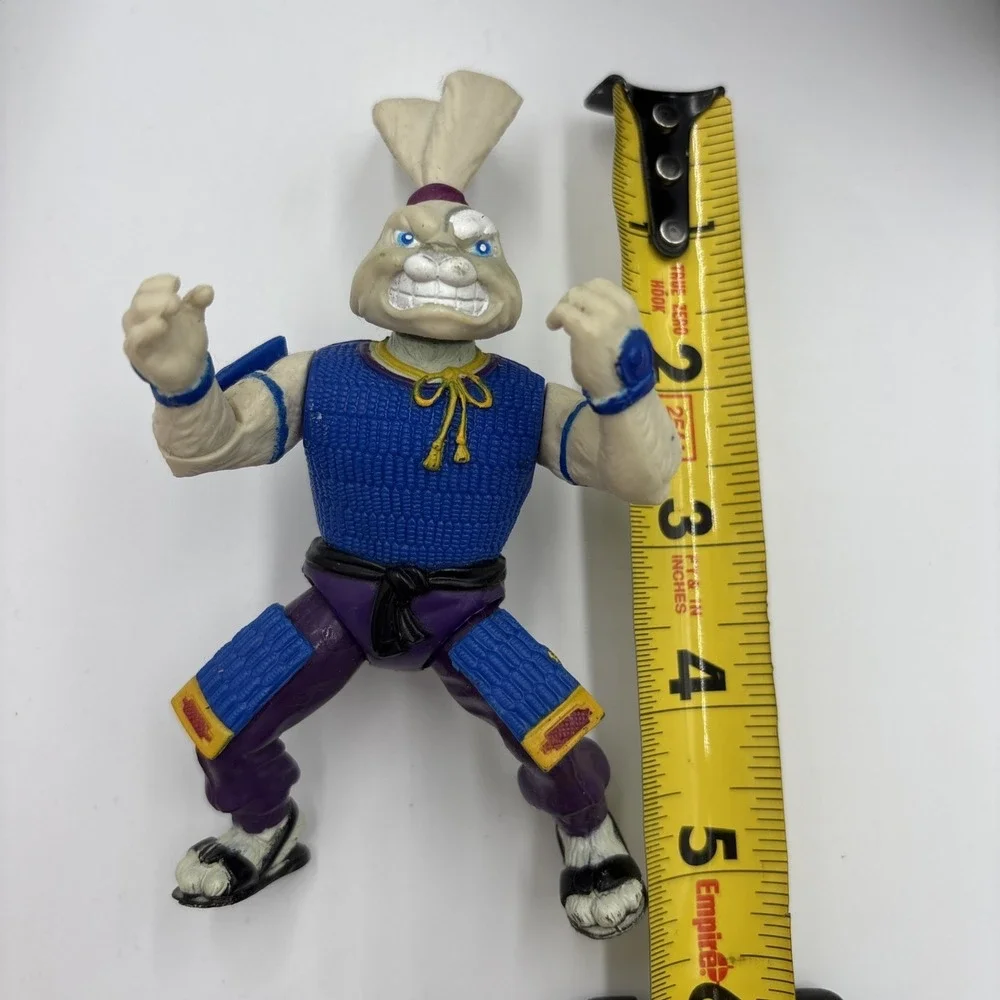 Vintage 1989 Playmates TMNT Ninja Turtles Usagi Yojimbo Action Figure Toy 5" - Picture 7 of 7